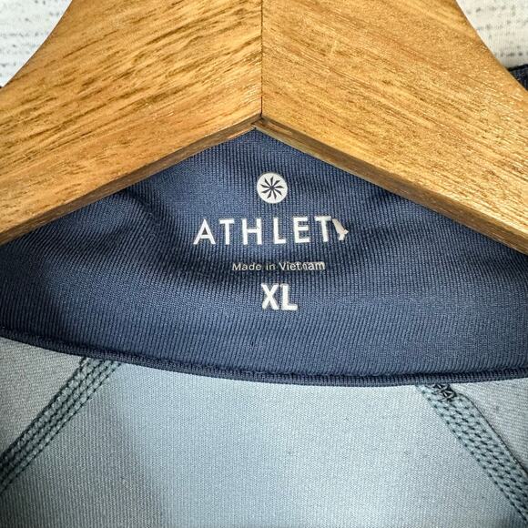 Athleta Womens size XL Running Wild Half Zip 2.0 Pullover Electro Running 152566 - Picture 8 of 10